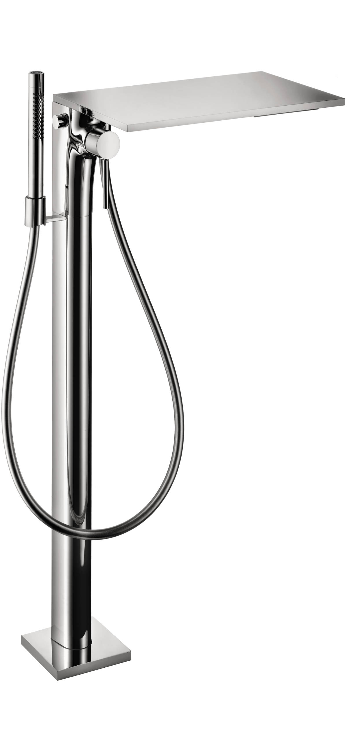 Axor Maud Bath Faucets 1 Consumer Chrome 18450001 Axor Maud Freestanding Tub Filler Trim With 2 0 Gpm Handshower Chrome 18450001