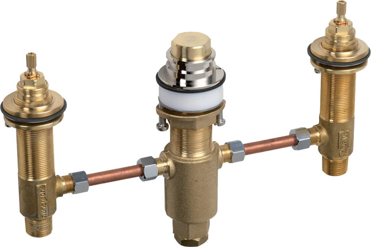 Basic set for 3-hole rim mounted bath mixer, n.a., 15484180