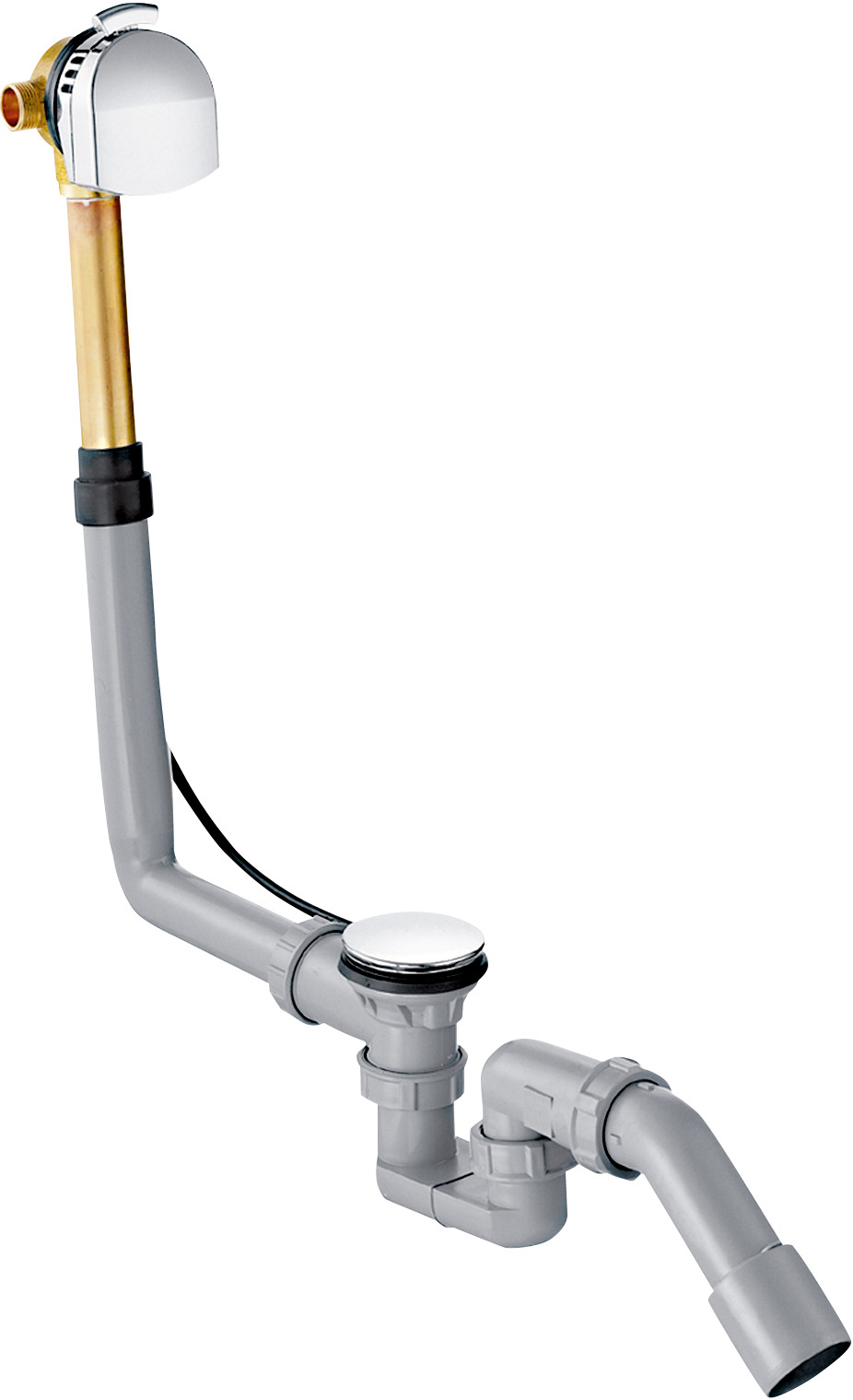 AXOR Basic set for bath filler with waste and overflow Complete set bath filler, waste and